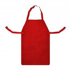 Leather Welding Apron Red
